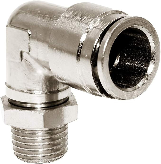 Beduan Brass BPL Push to Connect Air Fittings Elbow 3/8" Tube OD x 1/4" NPT - Image 2