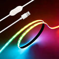 ZSLAIFU 5V RGB USB LED Light Strip, 6.56FT COB LED Strip Lights, RGB 5V LED by ZSLAIFU