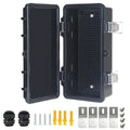 Electrical Junction Box, IP67 Waterproof Outdoor Box ABS Plastic Enclosure by Qukipet