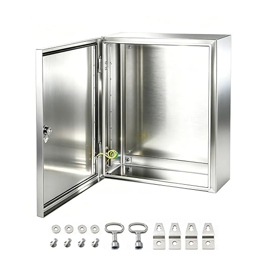 Yongchen Electrical Enclosure 12x12x8 Inch 304 Stainless Steel Enclosure IP66 by YcXingnon
