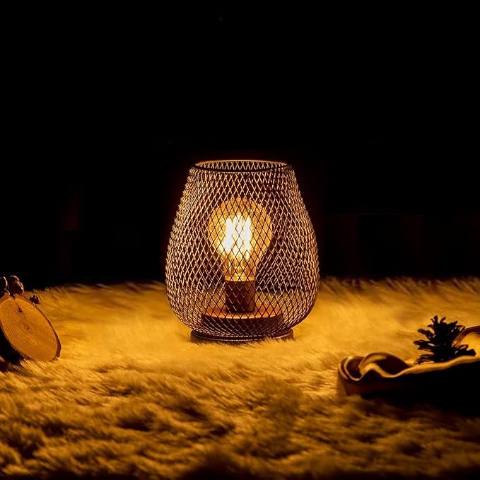 Set of 4 Battery Operated Lamp LED Table Lantern, Events - Image 2