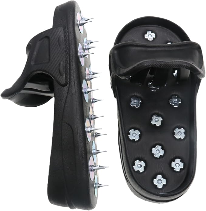 Epoxy Spiked Shoes for Epoxy Flooring, Slip-On Anti-Slip Design for Epoxy by StoneDT