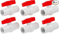 3/4 Inch PVC Ball Valve Fits 1.05" OD PVC Pipe, PVC Shut Off Valve | Heavy Duty by ZXZYHFTY