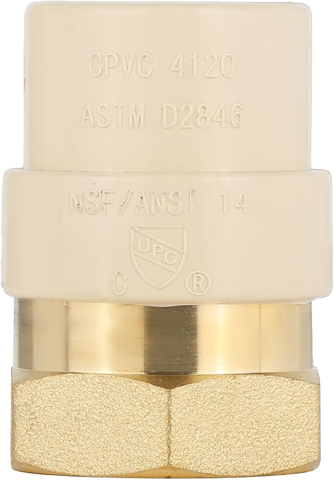 20 Pack EFIELD CPVC Female Transition Adapter, 3/4"Slip x 3/4" FNPT | Female - Image 3