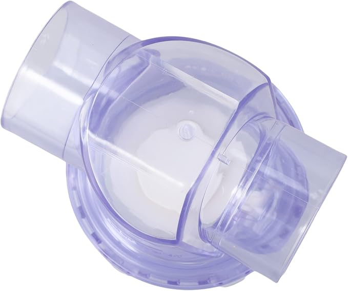 2" PVC Check Valve Transparent Anti-Siphon | 50mm backflow prevention, high - Image 6