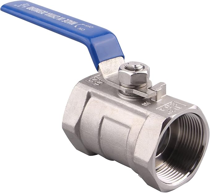 DERNORD Stainless Steel Ball Valve 1PC Type 1.5 Inch NPT Standard Port - Image 5