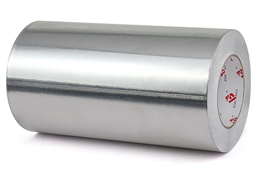BOMEI PACK 10 Inch Aluminum Foil Tape, Heavy Duty Metal Foil Duct Tape by BOMEIPACK