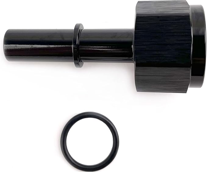 Aluminum Female 6AN Flare to 3/8 SAE Quick Disconnect Push-On EFI Hose Fitting by Unknown