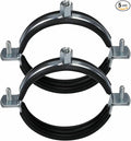 AKIHISA 5 Pack Split Ring Pipe Hanger Heavy Duty Adjustable Pipe Bracket Clamp by AKIHISA