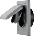 NO-PEST VENT Dual Door Dryer Vent Cover 4 Inch Outdoor, Made in USA, Highest by No-PestVent
