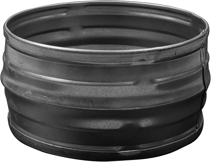 Repa Market 4 Inch Metal Duct Coupling/Galvanized Steel Male-End Vent - Image 7
