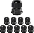 10 Pack NPT 3/8" Cable Glands Waterproof Adjustable 5-10mm Cable Connectors by LeMotech