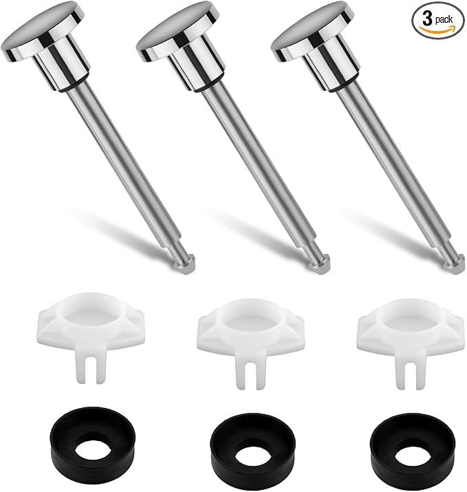3pcs Tub Spout Diverter Repair Kit, Diverter Valve Stems Seals & Gates | Leaky by Unknown