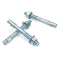 1" x 9" Concrete Anchors 1 inch Wedge Anchors Bolts Zinc Plated by HROMIGRY