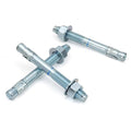 1" x 9" Concrete Anchors 1 inch Wedge Anchors Bolts Zinc Plated by HROMIGRY