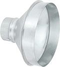 PATIKIL 8 Inch to 3 Inch Duct Reducer, Galvanized Steel Round Air Duct Reducer by PATIKIL