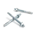 5/8" x 7" Concrete Anchors 5/8 inch Wedge Anchors Bolts Zinc Plated by HROMIGRY