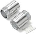 2pcs Thickened Nipple Cast Pipe 1" MNPT x 1" FNPT by TAISHER