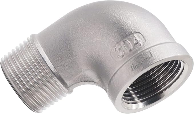 3/4'' NPT Stainless Steel Elbow Fitting, 90 Degree Street Elbow | Male to - Image 2