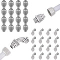 32 Pack Kit 3/4" NPT Liquid Tight Connector Conduit Fitting UL PVC | UV by Aandxmok