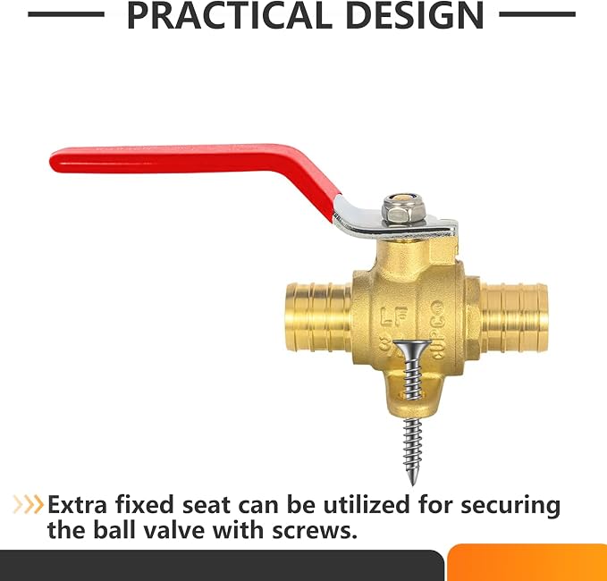 10PC HeSun 3/4 Inch PEX Ball Valves - Image 7