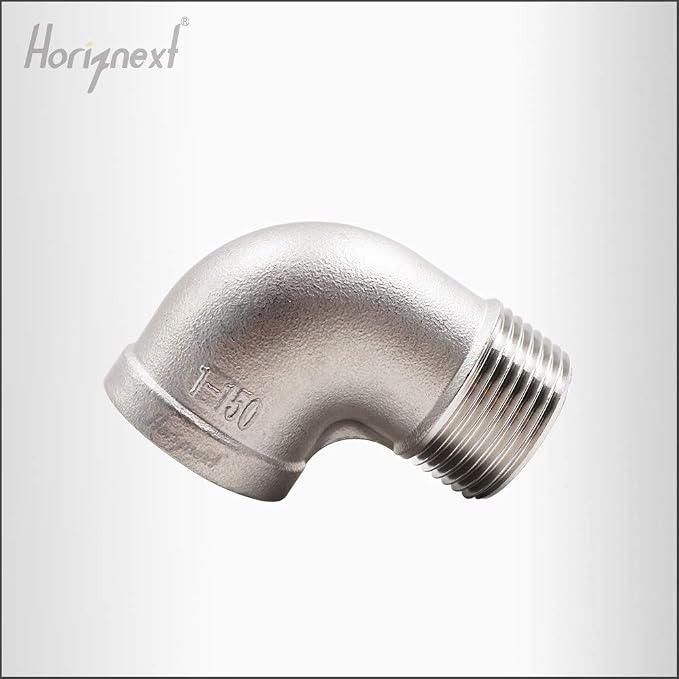 1'' NPT Stainless Steel Elbow, 90 Degree Water Hose Elbow - Image 5