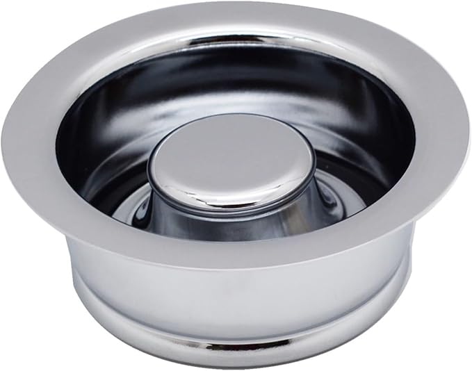 Westbrass A2089-26 4-1/4" Kitchen Sink Waste Disposal Drain Flange and Stopper by Westbrass