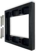 iMBAPrice BES2-BK Black 2 Gang Shallow Surface Box Extender, 1 Pack | Plastic by iMBAPrice