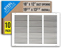 Fits 18x12 Duct Opening | Steel Return Air Grille by Handua | Vent Cover Grill by Handua