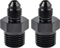 EVIL ENERGY 3AN Male Flare to 1/4" NPT Pipe Fitting Adapter Aluminum Straight by EVILENERGY