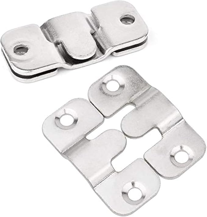 Photo Frame Hook, Tiberham Furniture Connector, Recessed Mounting Bracket - Image 2