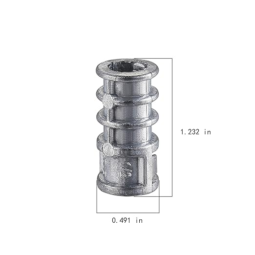 Wensilon 5/16 * 1-1/4 Lag Shield Anchor Long Zinc Alloy Bolts Concrete Anchors - Image 2