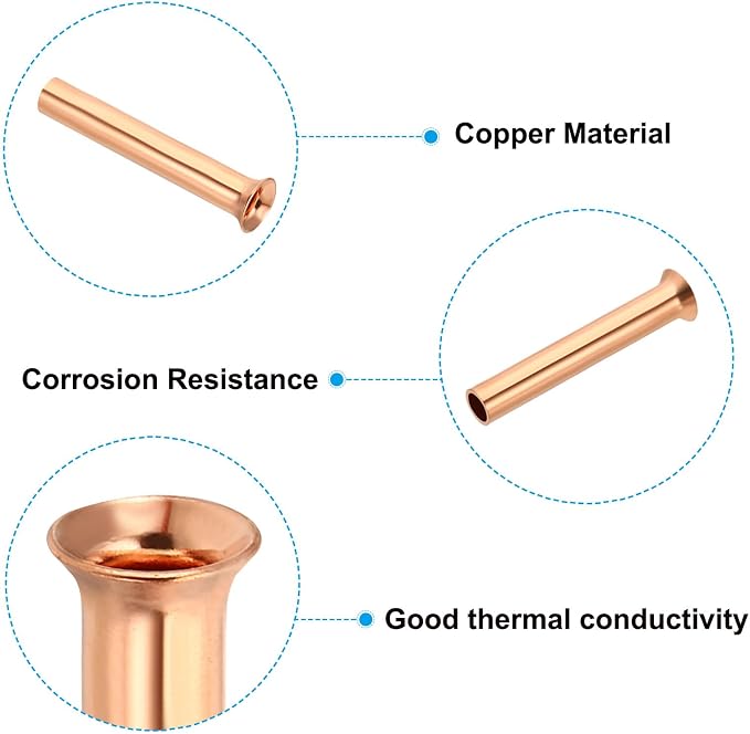 PATIKIL 3/8" OD Copper Flare Tube Fitting - Image 4