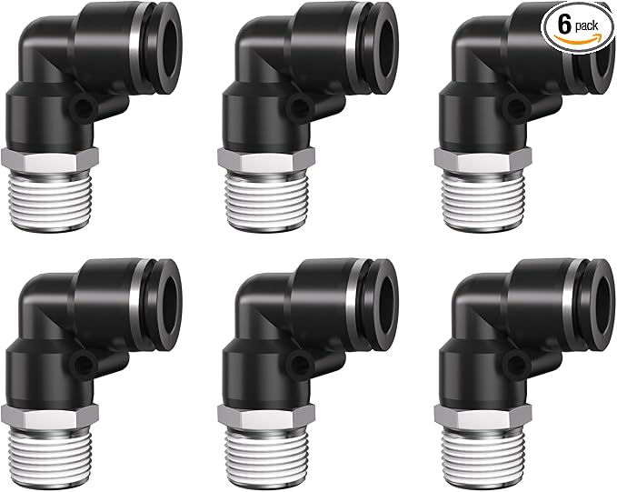 3/8 Push to Connect Fittings npt Thread to 3/8 Air Line Quick | Pneumatic by Unknown