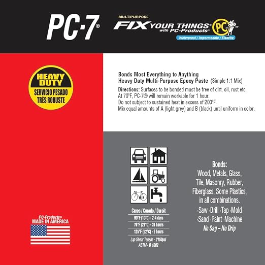PC Products PC-7 Epoxy Adhesive Paste Kit - Image 5