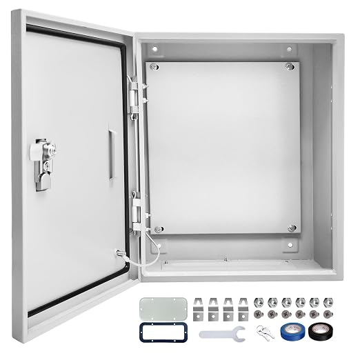 Electrical Junction Box 24x24x12, NEMA 4X IP66 Steel Enclosure Box | 1.5mm steel by CXCESNS