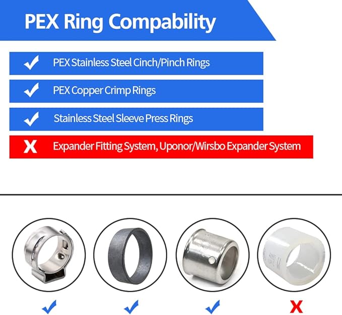 25 Pack 3/4" PEX Fittings, PEX Brass Straight Coupling Fittings | - Image 6