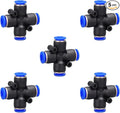 4 way1/4 OD Push to connect Fittings, push to connect air fittings, 4-way air by ROZESAZZ