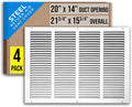 Fits 20x14 Duct Opening | Steel Return Air Grille by Handua | Vent Cover Grill by Handua