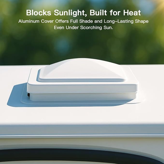 Safoner Aluminum RV Roof Vent Cover Replacement 14x14 In-Camper Accessories - Image 6