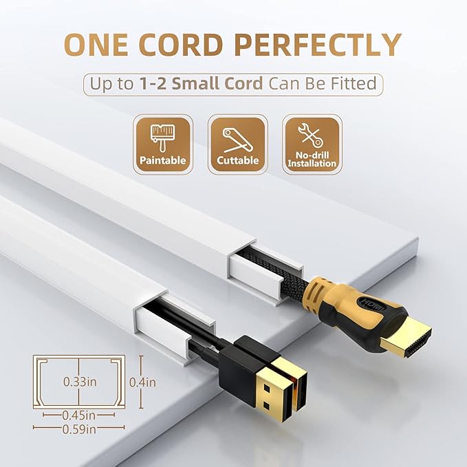 Delamu Cord Hider, 472in Cord Covers - Image 2