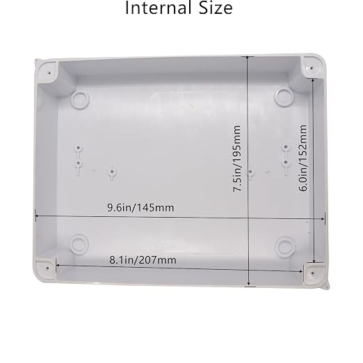 Junction Box Dustproof Waterproof IP65 ABS Plastic Electrical Boxes, Indoor & - Image 5