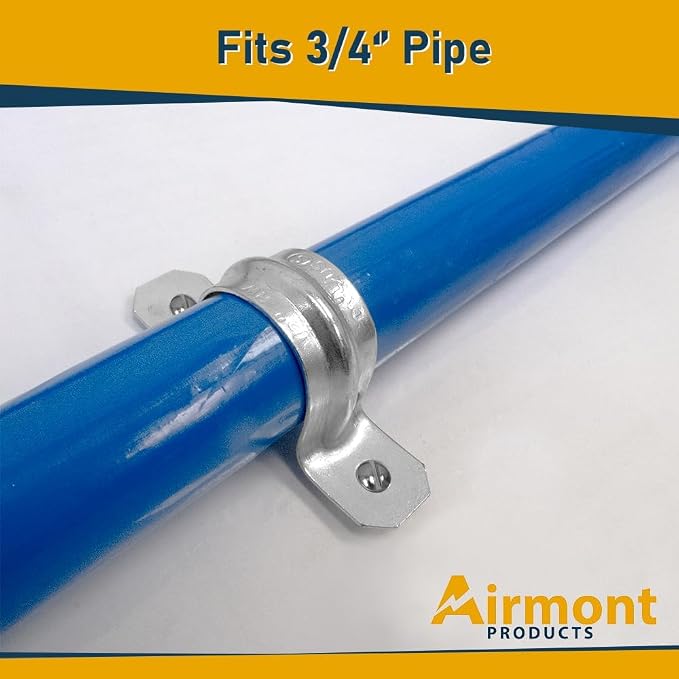 3/4-Inch EMT Two-Hole Conduit Strap — Reinforced Rib, Heavy-Duty Zinc-Plated - Image 4