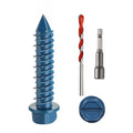 3/16" x 1" Concrete Screws, for Masonry, Brick or Stucco by Unknown