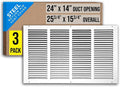 Fits 24x14 Duct Opening | Steel Return Air Grille by Handua | Vent Cover Grill by Handua