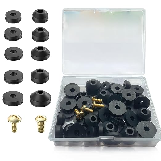 48 PCS Faucet Washer Assortment Kit Outdoor Faucet Repair Kit by Unknown