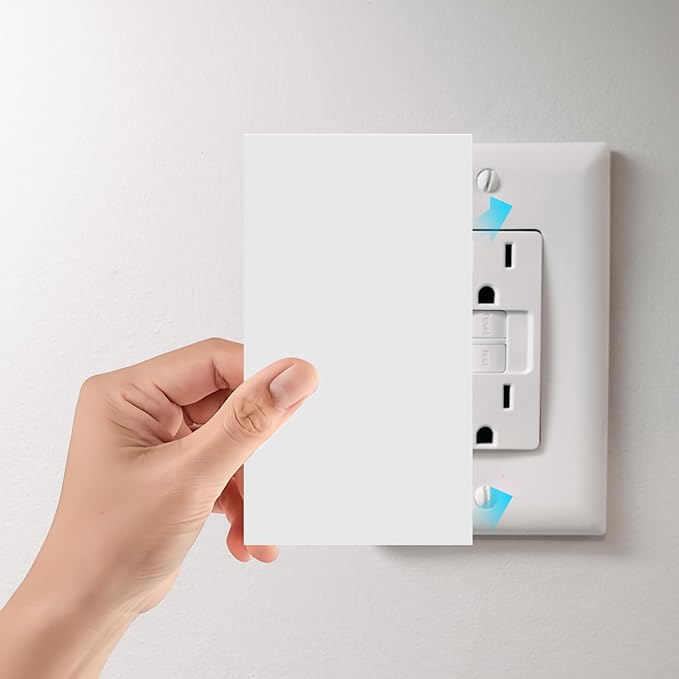 6 Pcs Self-Adhesive Ceiling Cover Plate Wall Outlet Hole Stickers | 7x7 Inch - Image 5
