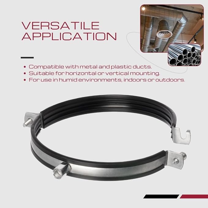 6 Inch Pipe Clamp Pack of 2 - Image 4