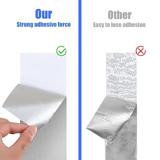 Romeda Aluminum Foil Tape, 3 inch x 65 Feet, Insulation Adhesive Metal High - Image 5