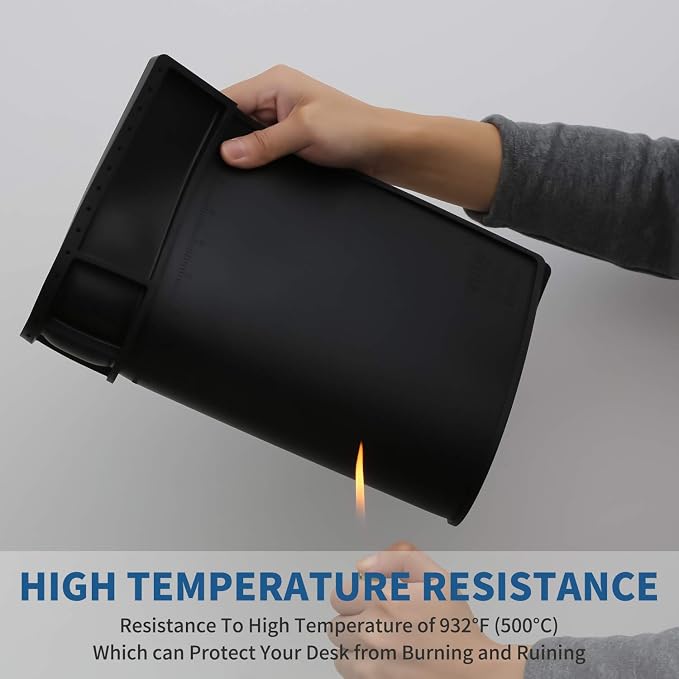 HengTianMei-202 Black Magnetic Repair Work Mat Heat Resistant 932°F, Silicone - Image 7
